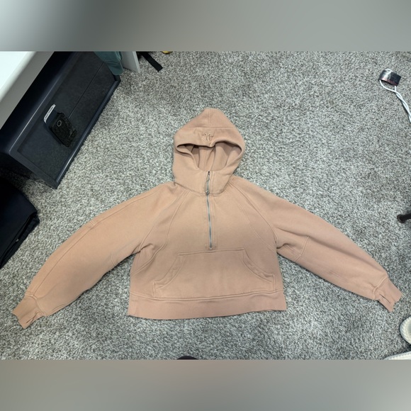 Lululemon scuba oversized half-zip hoodie - pink clay xs/s - Picture 11 of 11